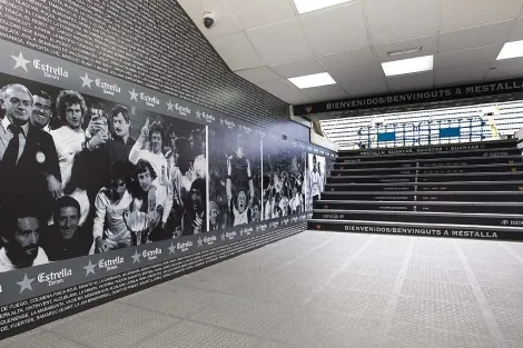 Acceso interior de Mestalla