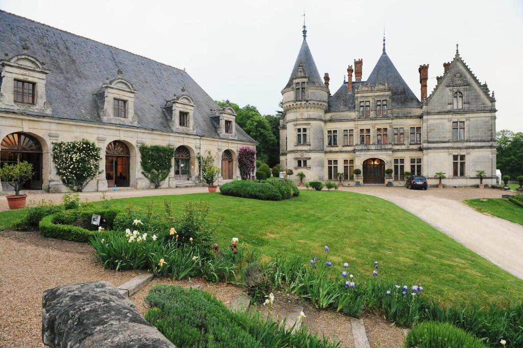 Fachada y jardines del Château de la Bourdaisière